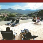 la terrasse panoramique de la Villa Miranda